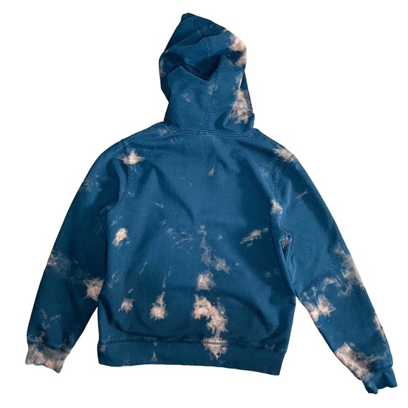 Disney Store Bleach Dyed Minnie Mickey Reworked Hoodie Youth Girls Large - Picture 7 of 7